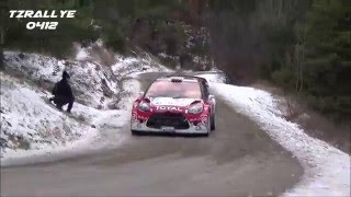 Tests Meeke rallye MonteCarlo 2016 DS3 WRC HD [upl. by Alayne]