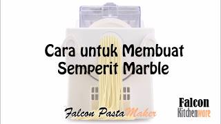 BISKUT RAYA 2018 SEMPERIT MARBLE FALCON PASTA  COOKIES MAKER [upl. by Ahsekyw]