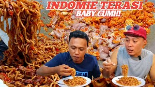 PEDAS ENAKNYAJADI GAK SABARANRELA BAR BAR DEMI INDOMIE TERASI BABY CUMI [upl. by Latona]