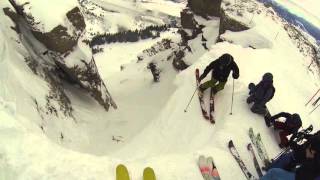 Some guy skis Corbets Couloir perfectly [upl. by Ardell]