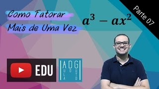 Fatoração de polinômios 77  Como fatorar mais de uma vez  Prof Guto Azevedo [upl. by Sheya]