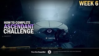 How to Complete an Ascendant Challenge Week 6  Powerful Engram Reward Destiny 2 [upl. by Aihsel]