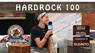 Camille Bruyas  PreRace Interview  Hardrock 2024 [upl. by Lehcer]