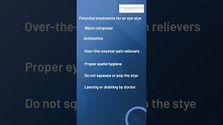 The Dos and Donts of Treating Eye Styes shorts [upl. by Lotson]