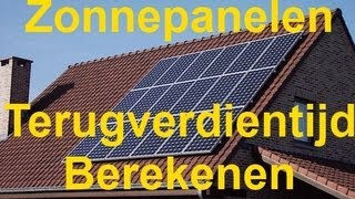 Zonnepanelen rendement [upl. by Liemaj976]