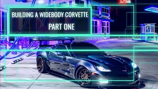 Building a widebody Corvette part 1 [upl. by Aizatsana]