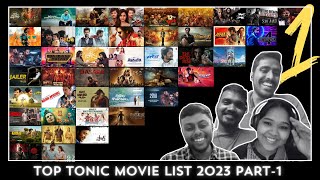 Top Tonic Movie List 2023 Part1  Reaction Tonic [upl. by Alieka]