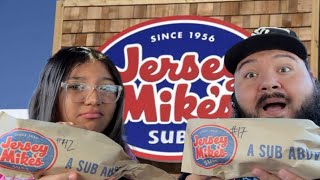 Trying Jersey Mike’s For The FIRST Time [upl. by Ajnot897]