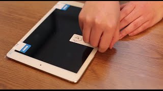 How To Install Anker GlassGuard Screen Protector For iPad [upl. by Adneram606]