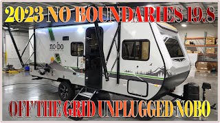 2023 No Boundaries 198 Off the Grid Unplugged Package by Forestriver RV  Couchs RV Nation NOBO 198 [upl. by Llerrot]