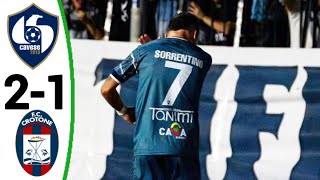 Cavese vs Crotone 21 All Goals and Extended Highlights [upl. by Liebermann]