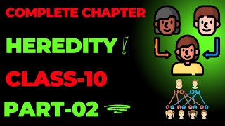 HEREDITY  CLASS10  CBSE  PART02 [upl. by Rebliw]