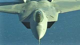 F22 Rotary Vulcan Cannon Tests  Stock Footage [upl. by Cis]