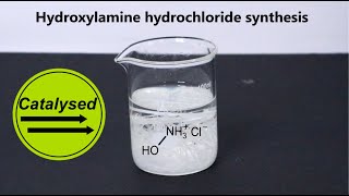 Synthesis of Hydroxylamine HCl from Nitromethane [upl. by Ellebana362]