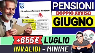 PENSIONI ➜ RITIRO GIUGNO  ESEMPI DOPPIO BONUS LUGLIO 2024 📈 TABELLA IMPORTI QUATTORDICESIMA 2024 [upl. by Terchie359]