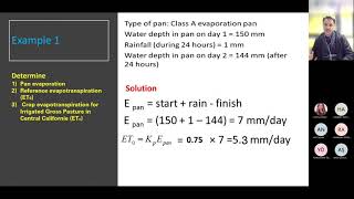 Hydrology Lecture 5 Part 2 Pan Evaporation [upl. by Eb730]