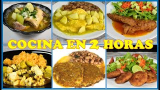 Cocina en 2 horas para toda tu semana Meal prep 2 ECONOMICO Menú semanal ECONÓMICO [upl. by Borszcz]