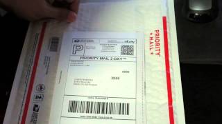 Tutorial How to Ship a Padded Flat Rate Envelope Ebay [upl. by Drummond]