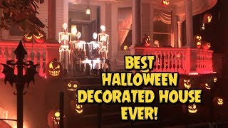 The BEST Halloween Decorated House EVER  Ghost Manor in New Orleans [upl. by Ivie]