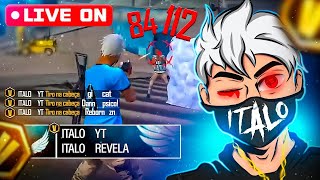 🔥 FREE FIRE AO VIVO  ITALO 🔥 ITALO REVELA 🔥 4x4 e 6X6 COM INSCRITOS 🔥 SALA PERSONALIZADA 🔥 125k [upl. by Tarttan832]