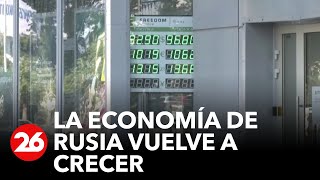 La economía rusa vuelve a crecer [upl. by Nohsyt]