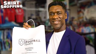 Clarence Seedorf Goes Shopping For Classic Football Shirts  Shirt Shopping [upl. by Eiramac]