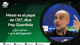 🚨Messi es el papá de CR7 ⚽️ dice Pep Guardiola 🗣 [upl. by Scibert]