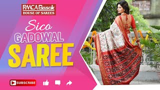 Sico Gadowal Sarees are available at RMCA Basak [upl. by Theola]