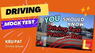 Driving Test Mock test What you need to know before going for driving test krupat [upl. by Enened]