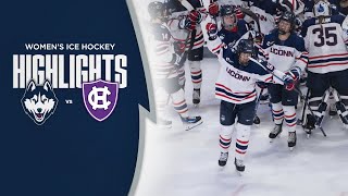 HIGHLIGHTS  UConn Womens Ice Hockey vs Holy Cross [upl. by Vergne428]