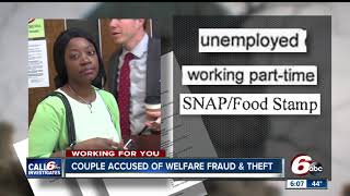 Couple accused of welfare fraud and theft [upl. by Oicnaneb]