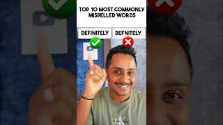 Top 10 Most Commonly Mispelled Words pte [upl. by Fahy]