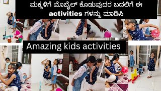 Simple Amazing KIDS ACTIVITY IDEAS to keep them entertained3 years CHILDREN ACTIVITIES activities [upl. by Jary]