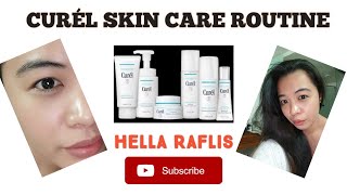 Curél Skin Care Routine  Hella Raflis [upl. by Laram]