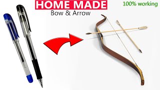 bow amp arrow kaise banaen  how to make bow and arrow at home easy  bow amp arrow making at home [upl. by Edyak]