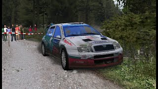 RSF Richard Burns Rally Škoda Fabia WRC 2006 Belgium  Burgknop VR [upl. by Eldoree]