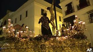 ¡INCREÍBLE Entrada del Misterio de Las AGUAS con Rosario de Cádiz  Semana Santa Sevilla 2024 [upl. by Misty]