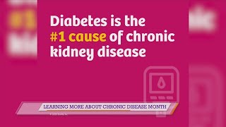 Davita shares more information about Chronic Disease Month [upl. by Haidedej]