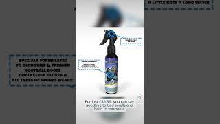 NEW GK01 Always Fresh sports wear Deodoriser spray Replace those foul odours with fresh lemon [upl. by Leuqar]