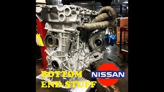 Engine Assembly Forged SR20DET BUILD S14 240SX [upl. by Hokanson]