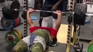 Aaron Donald EASILY BenchPressing 495 lbs 😱💪 [upl. by Ayra963]