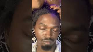 Asmr Scalp Greasing asmrvideo asmr hairgrease hairbrushing sheabutter hairgrowthtreatment [upl. by Rector]