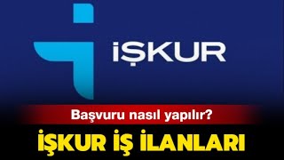 İşkur İş başvurusu nasıl yapılır [upl. by Pegma452]