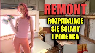 🔨REMONT PRZYCZEPY 🔨Salon  czas łatać ściany i podłogę [upl. by Ynavoeg71]