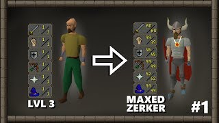 OSRS The ZERKER adventure 1 [upl. by Nylcaj]