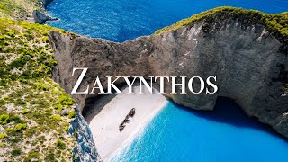 🇬🇷 ZAKYNTHOS by DRONE  A GREEK PARADISE 4K TRAVEL VIDEO4K Ultra HD [upl. by Anivol42]