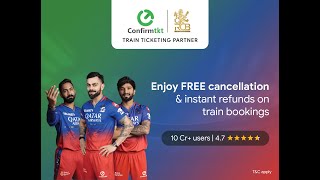 Train Ticket Confirm Nahi Hui Confirmtkt RCB  30s  TrainTicketKing Hindi [upl. by Vida]