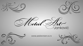 Kovano Gvozdje Novi Sad  METALART JANKOVIC Sremska Kamenica [upl. by Eadie]