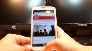 Opera Mini browser install to Samsung Galaxy Note 2 [upl. by Oznerol]