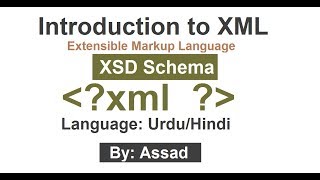 XML Schema Creating Schema amp Including XSD UrduHindi Part 24 [upl. by Maison769]